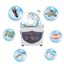 CXRCY 3.2L Digital Ultrasonic Cleaner Jewelry Eyeglasses Dentures Professional