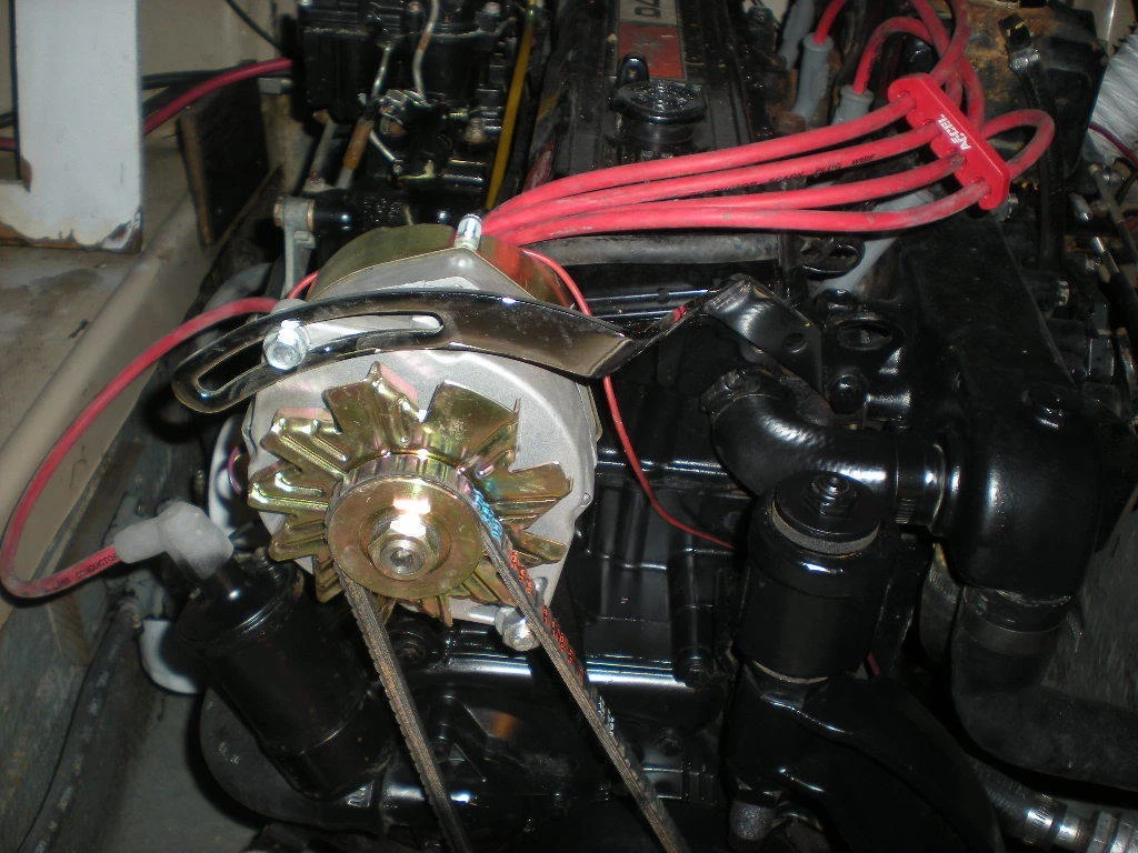 3.7 NON PS MERCRUISER ALTERNATOR CONV KIT 165 170 180 190 470 488