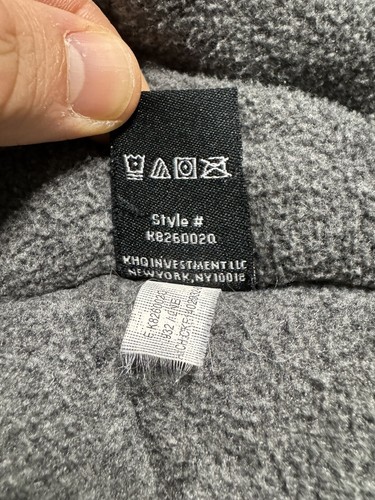 CALVIN KLEIN JEANS Puffer Coat Youth Boys M(10/12) Gray Fleece Lined Hooded *** - Picture 16 of 18