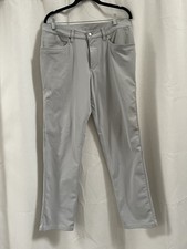 Lululemon ABC Slim-Fit 5 Pocket Pant Warpstreme Light Gray 32x30