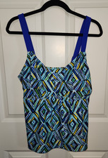 Dippin Daisy's Tankini Bathing Suit Size 16 Women's