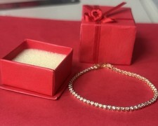 Pure 24k Gold Bracelet Real 999 Solid Gold Bracelet Frosted Bead Fine Jewellery