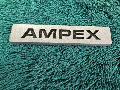 1 Original AMPEX  BADGE FOR Tube Preamplifier Amplifier reel to reel tape deck