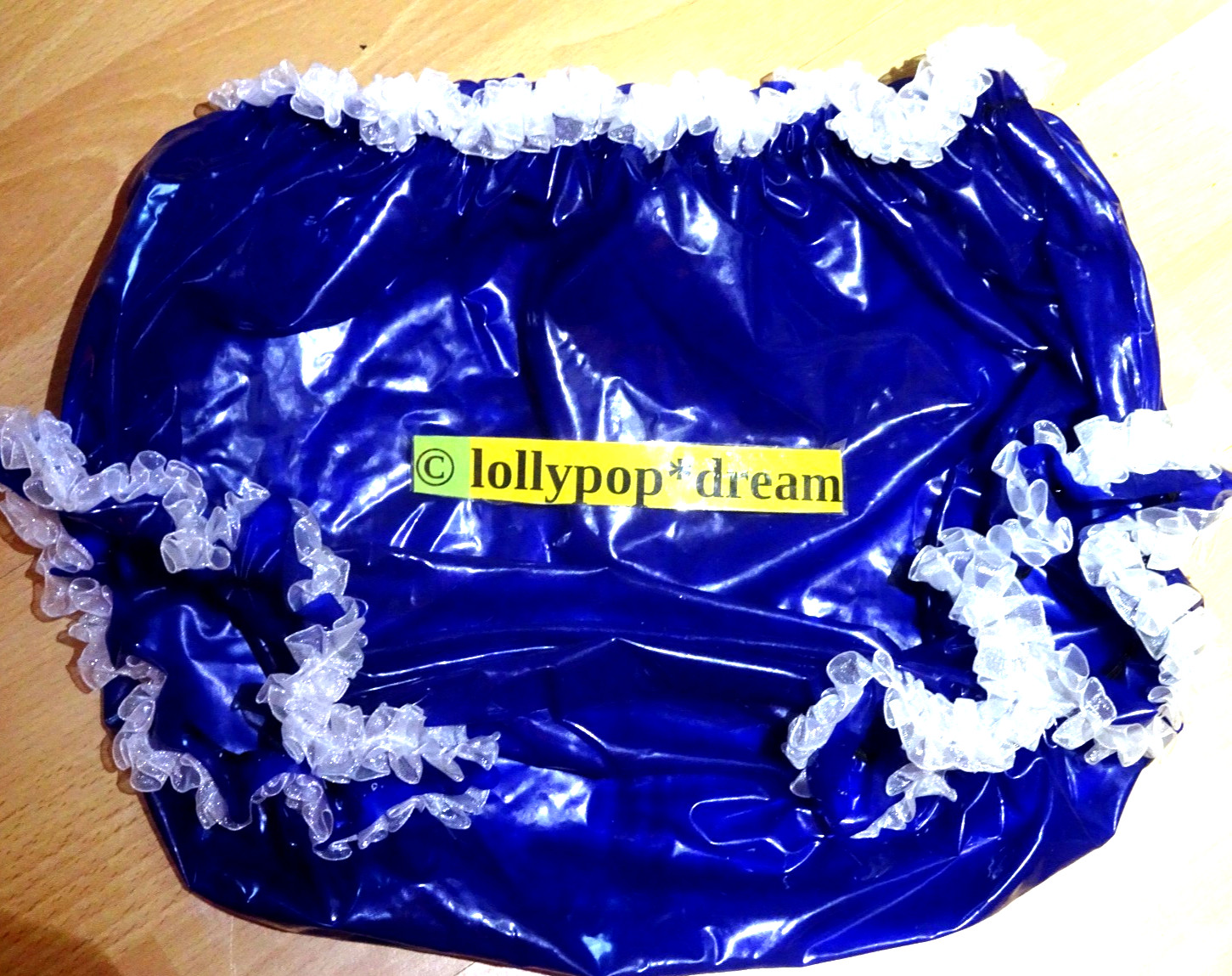 PVC Weichfolie WINDELSLIP WINDELHOSE Erwachsene NEU mit Spitze LXL