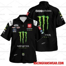Ty Gibbs Nascar 2023 Cup series Racing Uniform Apparel Clothes Hawaiian  Sh