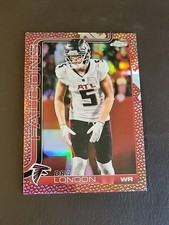 2025 Topps Chrome Drake London Leather Refractor Atlanta Falcons #12 
