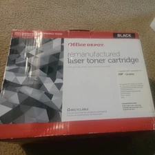  HP Black Laser Toner Cartridge Office Depot