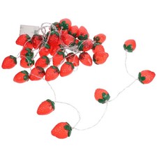 LED Fruit Strawberry String Fairy Lights Battery Powered Wedding Decorations