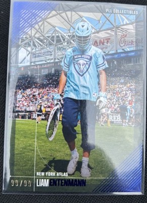 2026 PLL Fieldside II Lacrosse Liam Entenmann Blue Insert 99/99