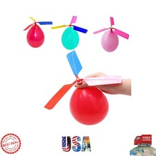 Children s Balloon Helicopter Pack - 12 Easy Assemble Flying Toys for Birthdays