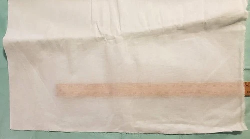 White ORGANDY Cotton Fabric 60" wide Med. Stiff By The Yard