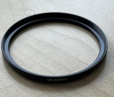58-62mm Adapterring 58mm-62mm Filteradapter 5...