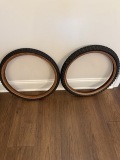 Old School Mitsubishi Silver Star Comp III Tires BMX Original Tioga Hutch GT