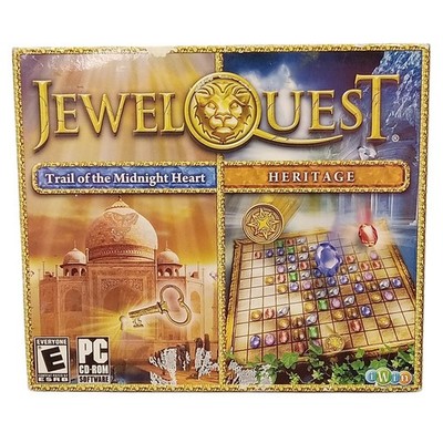 Jewel Quest 4 Heritage & Midnight Heart  2x PC Games 2011