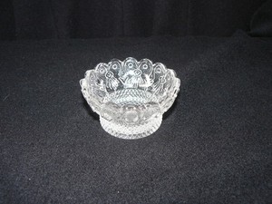 Lacy Clear Open Salt Sweden 1896 Manufacture Reijmyre.
