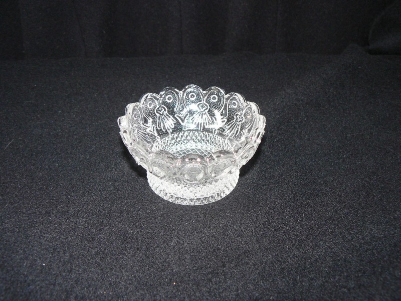 Lacy Clear Open Salt Sweden 1896 Manufacture Reijmyre.