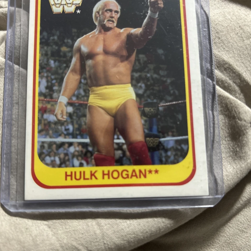 Hulk Hogan 1991 Merlin WWF Trading Italian Card 24 - Image 3 of 4