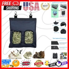 Unique Double-Layer Hay Feeder for Guinea Pigs with Easy Access & Multi-Pet Use