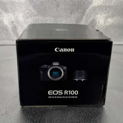Canon EOS R100 4K Video Mirrorless Camera with RF-S18-45mm f/4.5-6.3 IS STM Lens