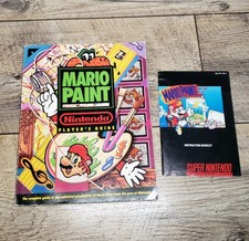 Nintendo Mario Paint Players Guide Book and Game Instruction Booklet 1993