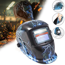 True Color Solar Powered Auto Darkening Welding Hood Helmet for TIG MIG ARC