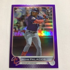 2022 Topps Chrome Update Series Richie Palacios #USC169 Purple Refractor (RC)