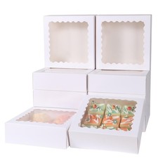 24 pcs12x12x3 Inch Bakery Boxes with Window W...