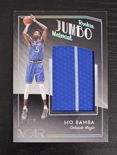 2018 Panini Noir | Mo Bamba /99 | Rookie Jumbo Material #RJ-MBB RC