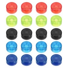 20 Pcs Footswitch Toppers Guitar Pedal Button Caps Plastic Footswitch Top Cov...