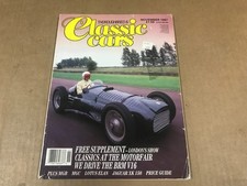 Vintage Thoroughbred  Classic Cars Magazine - November 1987