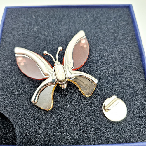 Swarovski Azua Paradise Butterfly Crystal Figurine 719182 in Box COA Leaf Base - Picture 6 of 7