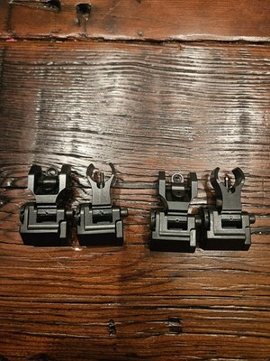 CZ Bren 2 And Similar OEM Iron Sights For Picatinny Rails And Mounts