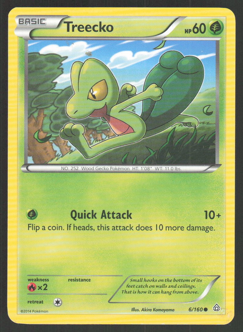 Pokemon Treecko Common 6/160 XY - Primal Clash LP