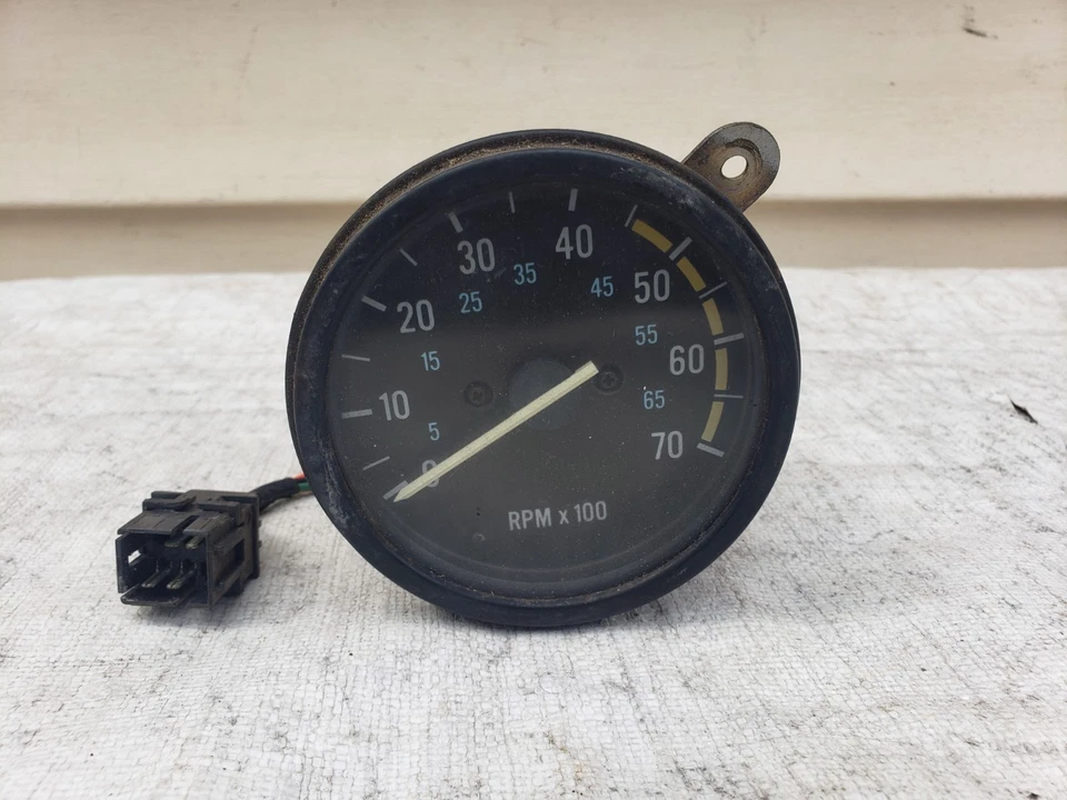 87-91 Jeep YJ Wrangler 4.2 4.0 tacômetro medidor de RPM instrumento 6 cilindros fabricante de equipamento original - Imagem 2 de 4