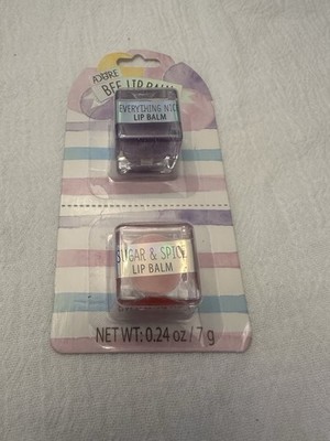 Adore BFF Lip Balm Set Of 2 Flavors Sugar & Spice And Everything Nice Yummy!