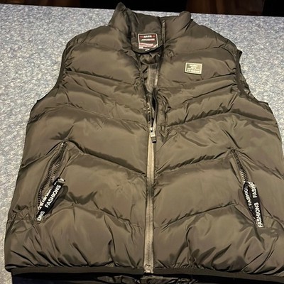 Black puffer vest-XXL Jing Pin Men