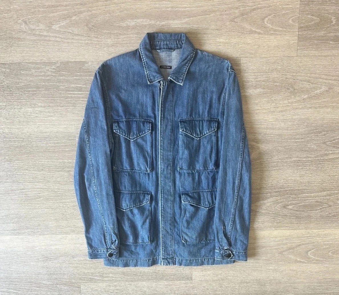 Edwin Denim Jacket Mens Jean Jacket Blue Size Large Made In Japan Chore Workwear
Opens in a new wind