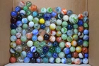 VTG Lot of 125 Marbles,Shooter,Swirl,Cats Eye,Solid,Milk Glass,Estate Find! E