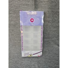 Craftmates Lockable 2XL Craft Sewing Supplies Storage 14 Compartment Beads