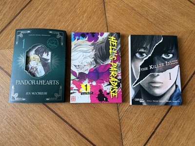 Manga Pandorahearts/ Hell s Paradise/ The Killer Inside Band 1, Deutsch 
