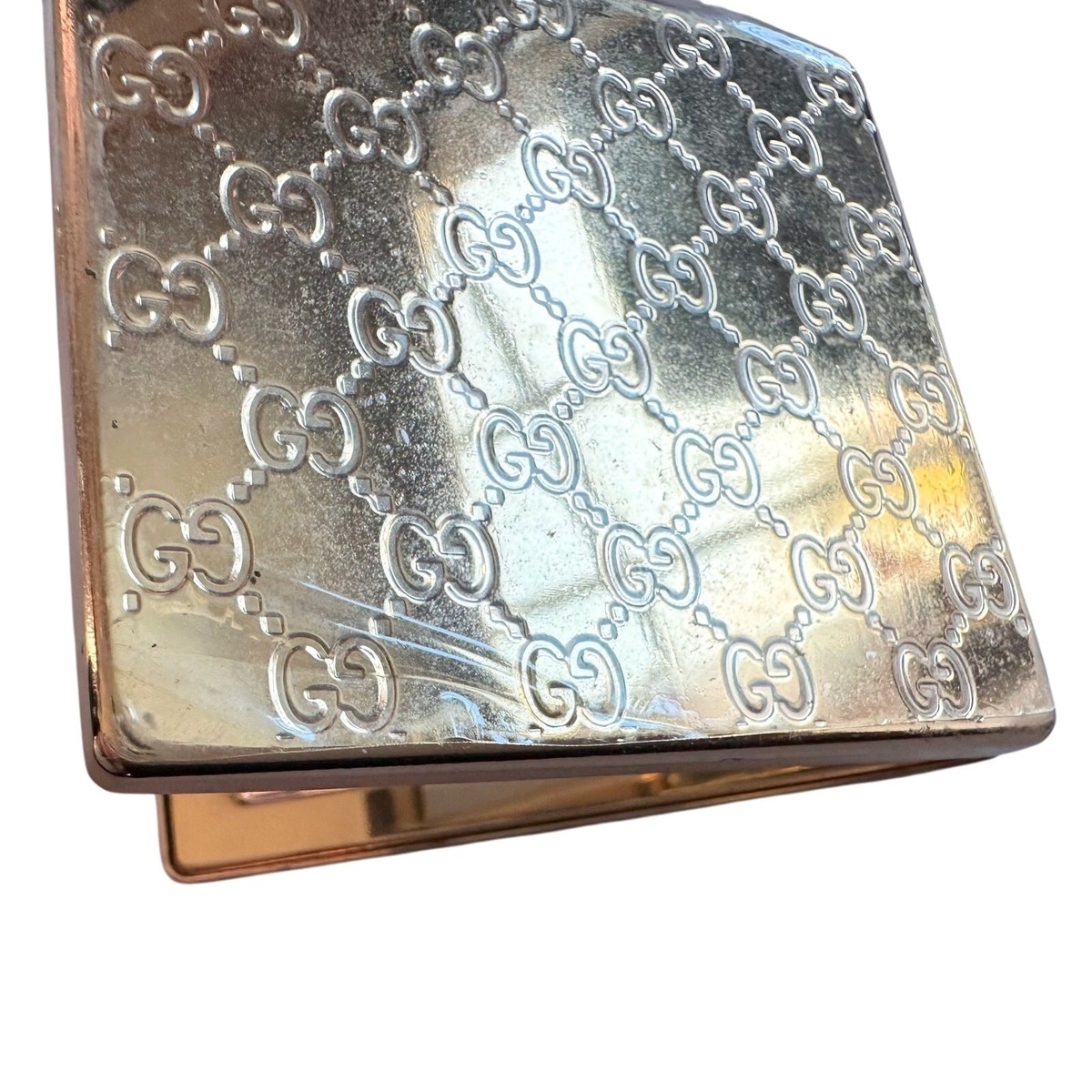 GUCCI Première ポケットミラー GUCCI Premiere Double Mirrored Compact Mirror - Gold | eBay