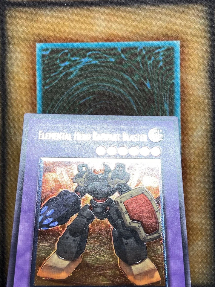 Yugioh Elemental Hero Rampart Blaster EEN-EN033 Ultimate Rare 1st Ed EURO NM - Image 3 of 4