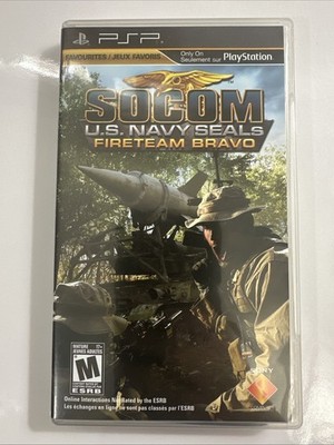 Socom US Navy Seals Fireteam Bravo (Sony PSP, 2005) Complete CIB - Tested