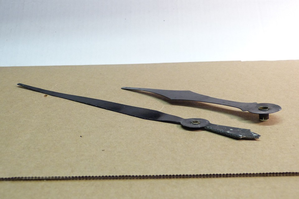 SELF WINDING CLOCK CO. LARGE HANDS ,(18 INCH DIAL) PAIR eBay