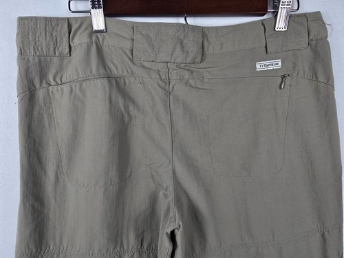 Columbia Titanium Convertible Pants Tan Size 10 Regular Lightweight & Breathable - Picture 6 of 6