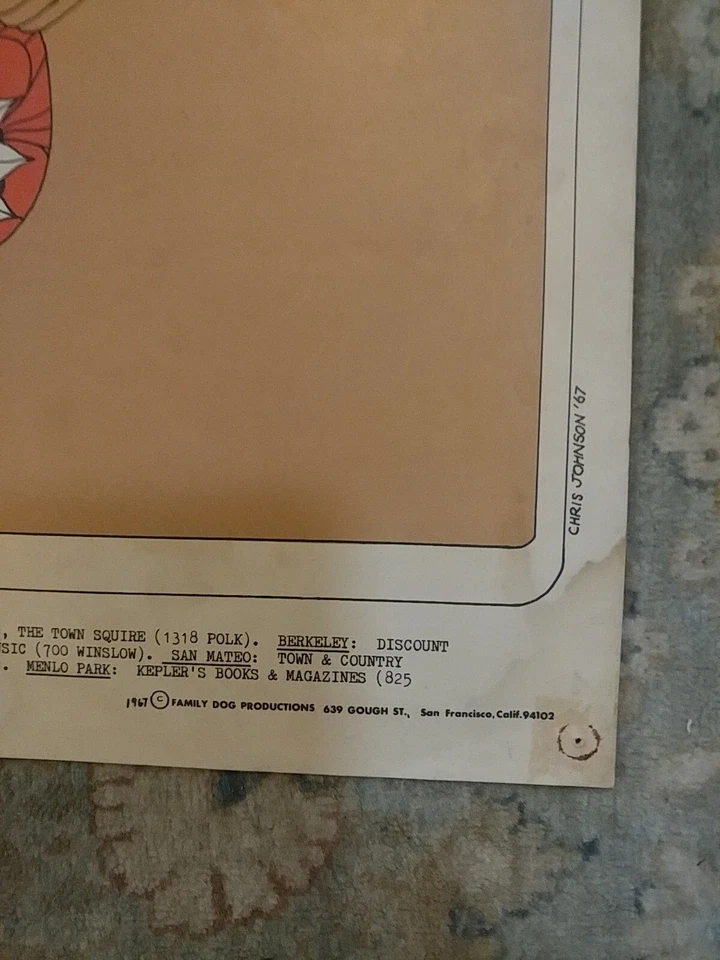 Póster The Youngbmoods Mad River Avalon FD91 1967 Foto 2 de 4