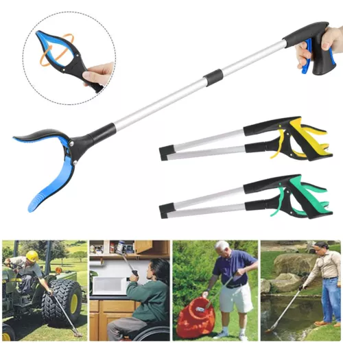 Industrial Grabber Tool Heavy Duty Pick Up Stick Hand Grip Reach Trash Picker - Picture 3 of 22