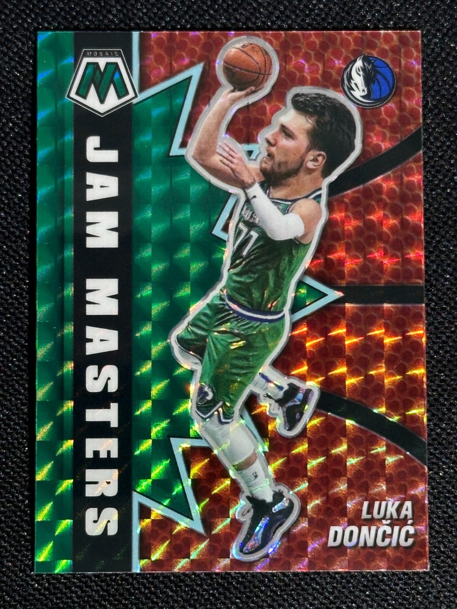 Luka Doncic JAM MASTERS 2020-21 Panini Mosaic GREEN MOSAIC