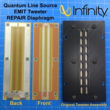 Infinity Quantum EMIT Tweeter AVA Riparazione Diaframma • QLS-1 • QLS-2 • QLS-3 • NUOVO
