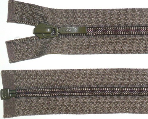 YKK Nylon-Reißverschluss Offenes Ende – 36 Cm, Beige, Auto-lock, Für Jacken, Strickwaren & Mehr
